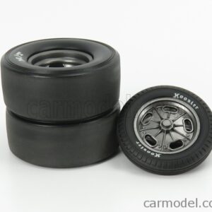 Pork Chop's Drag Wheel & Tire Set - Magnesium Finish