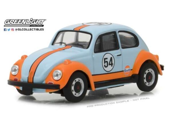 Volkswagen VW Beetle escarabajo Gulf Oil Racer 1966  1:43