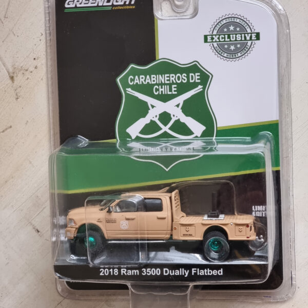 Rueda Verde GREENMACHINE RAM 3500 2018 GRUA CARABINEROS DE CHILE - Imagen 2