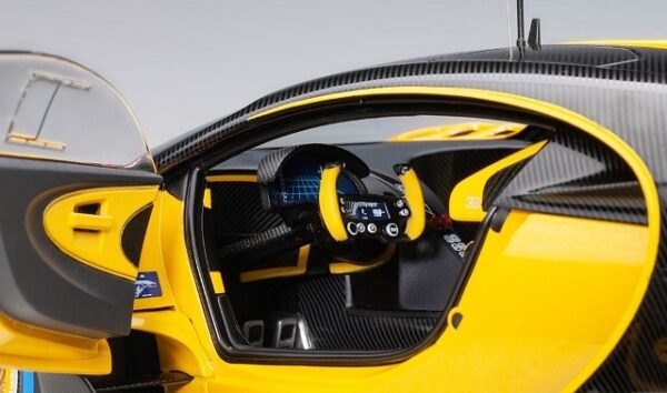 BUGATTI VISION GRAN TURISMO (GIALLO MIDAS  CARBON ) - Imagen 7