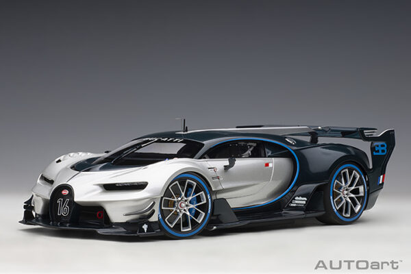 BUGATTI VISION GRAN TURISMO (ARGENT2 SILVER/PBCLSUE CA R B O N ) - Imagen 5