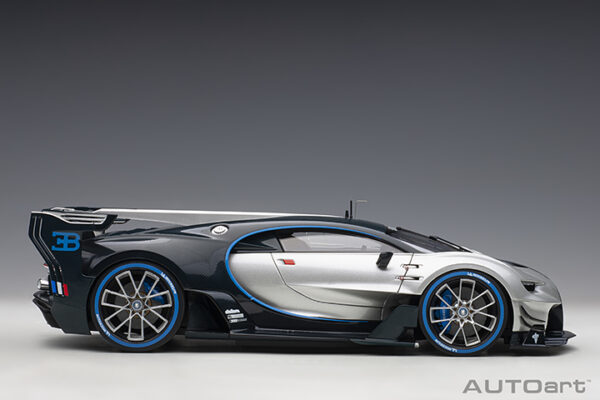 BUGATTI VISION GRAN TURISMO (ARGENT2 SILVER/PBCLSUE CA R B O N ) - Imagen 8