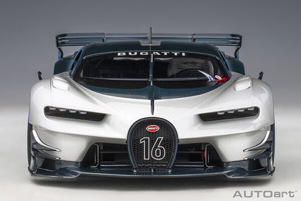 BUGATTI VISION GRAN TURISMO (ARGENT2 SILVER/PBCLSUE CA R B O N ) - Imagen 9