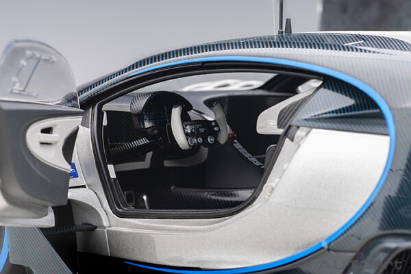 BUGATTI VISION GRAN TURISMO (ARGENT2 SILVER/PBCLSUE CA R B O N ) - Imagen 12