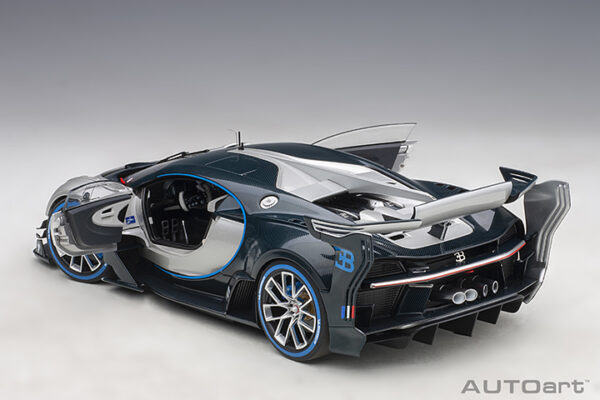 BUGATTI VISION GRAN TURISMO (ARGENT2 SILVER/PBCLSUE CA R B O N ) - Imagen 16