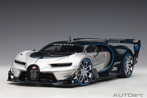 BUGATTI VISION GRAN TURISMO (ARGENT2 SILVER/PBCLSUE CA R B O N ) - Imagen 17