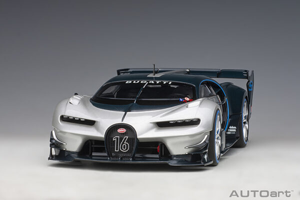 BUGATTI VISION GRAN TURISMO (ARGENT2 SILVER/PBCLSUE CA R B O N ) - Imagen 19