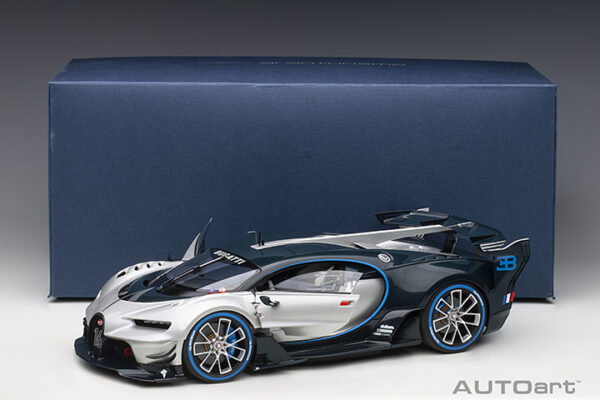 BUGATTI VISION GRAN TURISMO (ARGENT2 SILVER/PBCLSUE CA R B O N ) - Imagen 21