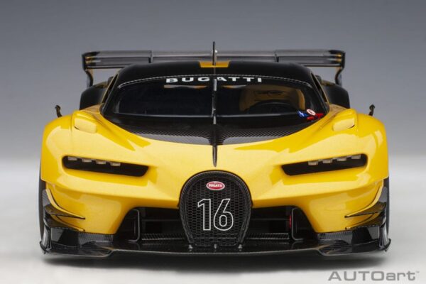 BUGATTI VISION GRAN TURISMO (GIALLO MIDAS  CARBON ) - Imagen 4