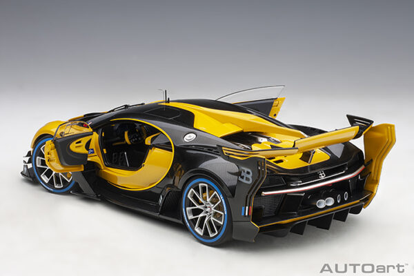 BUGATTI VISION GRAN TURISMO (GIALLO MIDAS  CARBON ) - Imagen 8