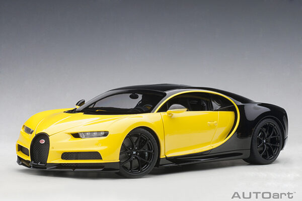 BUGATTI CHIRON 2017  YELLOW BLACK - Imagen 5