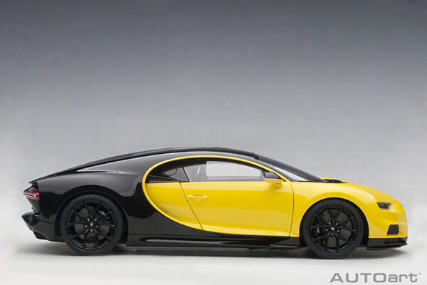 BUGATTI CHIRON 2017  YELLOW BLACK - Imagen 8