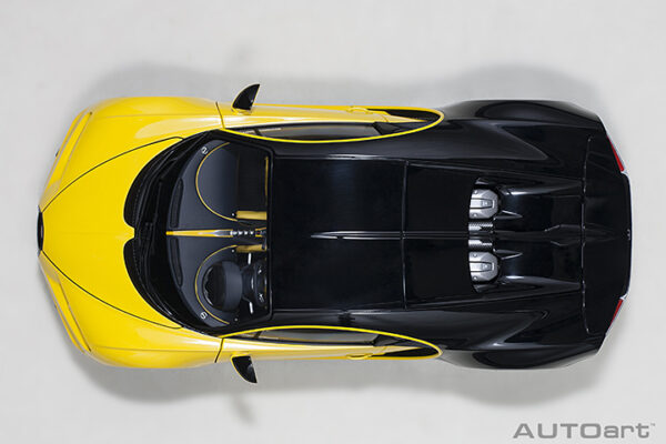 BUGATTI CHIRON 2017  YELLOW BLACK - Imagen 11