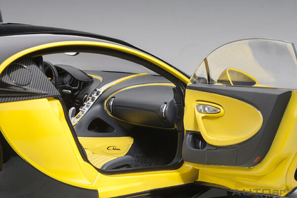 BUGATTI CHIRON 2017  YELLOW BLACK - Imagen 13