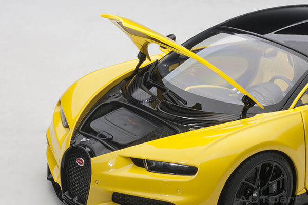 BUGATTI CHIRON 2017  YELLOW BLACK - Imagen 14