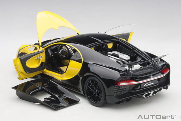 BUGATTI CHIRON 2017  YELLOW BLACK - Imagen 19
