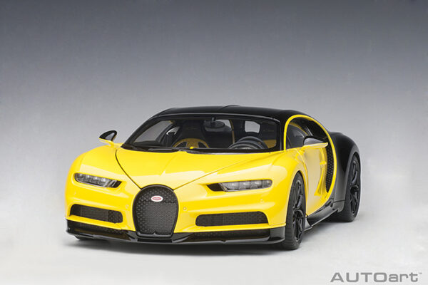 BUGATTI CHIRON 2017  YELLOW BLACK - Imagen 22