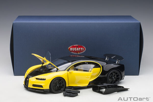 BUGATTI CHIRON 2017  YELLOW BLACK - Imagen 24