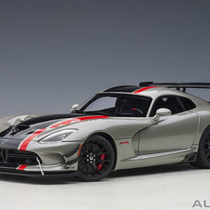 DODGE VIPER ACR 2017 BILLET SILVER METALLIC BLACK STRIPES