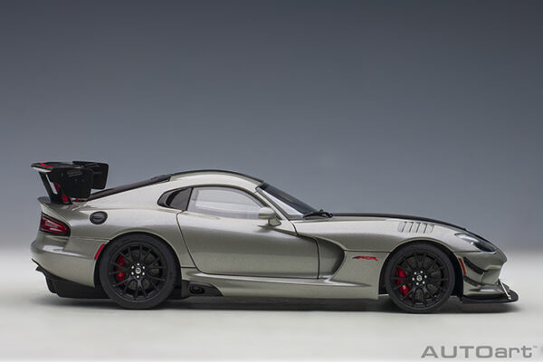 DODGE VIPER ACR 2017 BILLET SILVER METALLIC BLACK STRIPES - Imagen 7