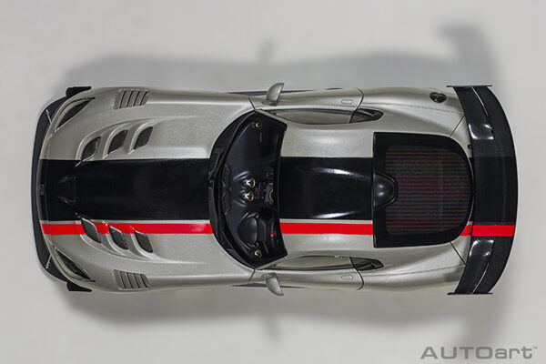 DODGE VIPER ACR 2017 BILLET SILVER METALLIC BLACK STRIPES - Imagen 10
