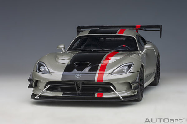 DODGE VIPER ACR 2017 BILLET SILVER METALLIC BLACK STRIPES - Imagen 19
