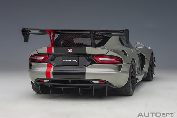 DODGE VIPER ACR 2017 BILLET SILVER METALLIC BLACK STRIPES - Imagen 20
