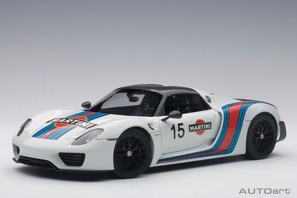 PORSCHE 918 SPYDER WEISSACH PACKAGE (WHITE/SMART IN LIVERY) - Imagen 6
