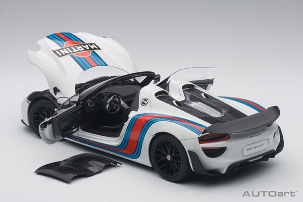 PORSCHE 918 SPYDER WEISSACH PACKAGE (WHITE/SMART IN LIVERY) - Imagen 18