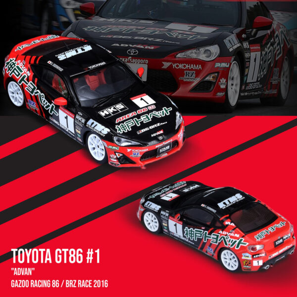 TOYOTA 86 #1 "ADVAN" GAZOO RACING 86/BRZ Race 2016 10 - Imagen 2