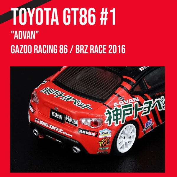 TOYOTA 86 #1 "ADVAN" GAZOO RACING 86/BRZ Race 2016 10 - Imagen 3