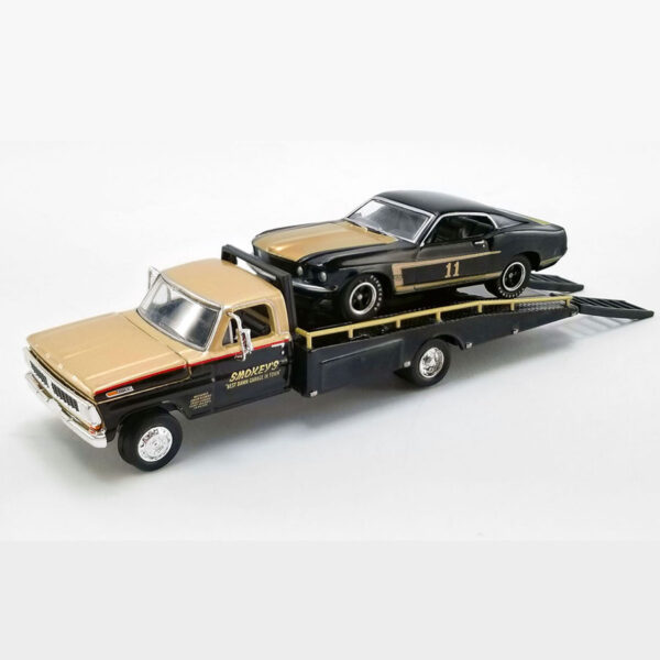 CHASE Smokey Yunick - 1970 Ford F-350 camion rampa con #11 1969 Ford Trans Am Mustang - Acme Exclusive - Imagen 5
