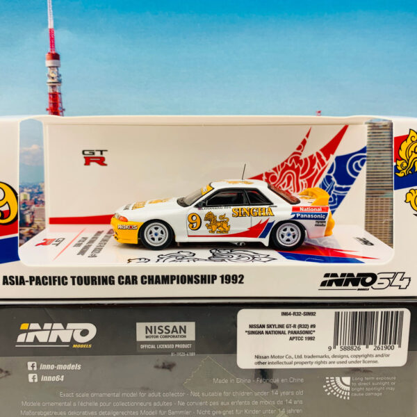 NISSAN SKYLINE GTR R32 #9 "SINGHA NATIONAL PANASONIC" APTCC 1992 - Imagen 2