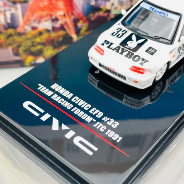 HONDA CIVIC EF9 #33 Playboy "TEAM RACING FORUM" JTC 1991 - Imagen 3