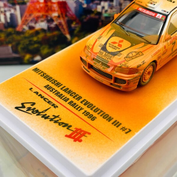 MITSUBISHI LANCER EVOLUTION III #7 Australia Rally 1996 W/ Mud Effect - Imagen 4