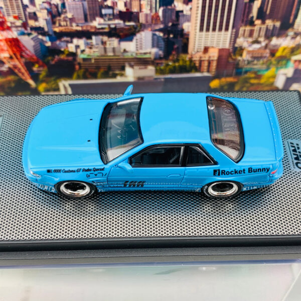 NISSAN SILVIA S13 ROCKET BUNNY V1 Light Blue - Imagen 6