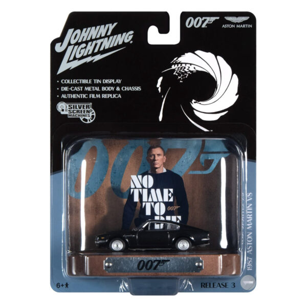 James Bond 1987 Aston Martin V8 Tin Display 1:64 - Imagen 2