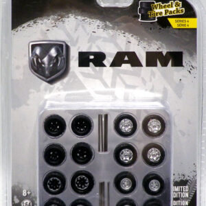 set Llantas ruedas neumaticos RAM 1:64