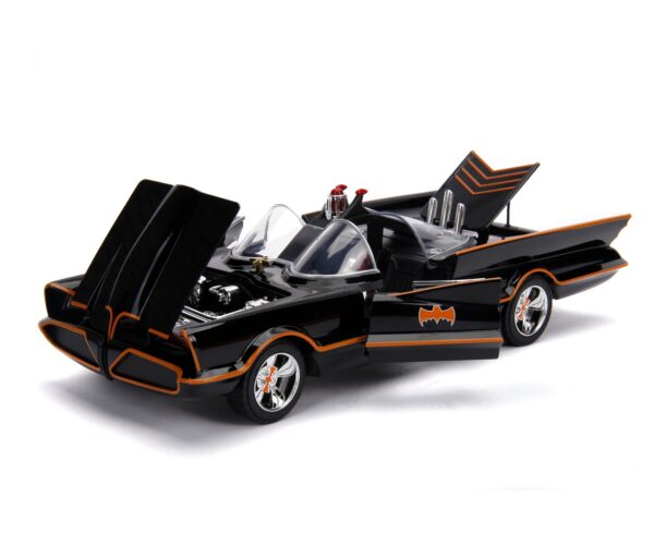 1966 Batimovil  con figuras Batman Robin caja de lujo 1:18 - Imagen 2