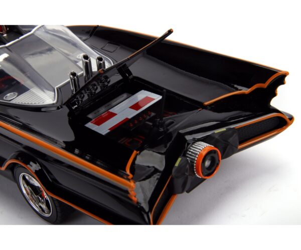 1966 Batimovil  con figuras Batman Robin caja de lujo 1:18 - Imagen 4