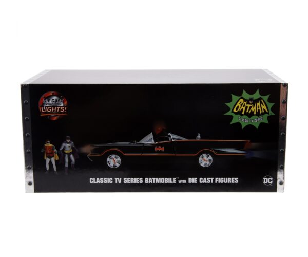1966 Batimovil  con figuras Batman Robin caja de lujo 1:18 - Imagen 8