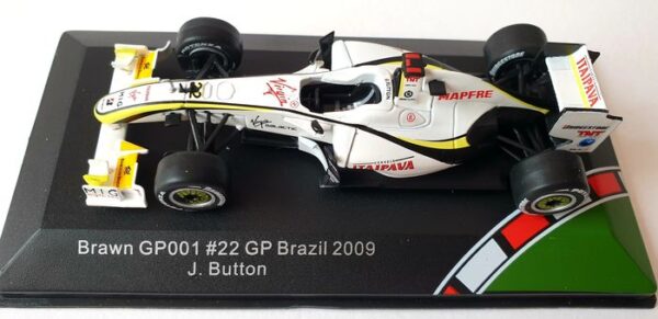 Brawn GP World Champion F1 2009  #22 Brazilian GP  Jason Button 1:43