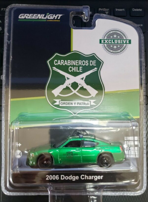 GREENMACHINE DODGE CHARGER 2006 CARABINEROS DE CHILE 1:64 - Imagen 3