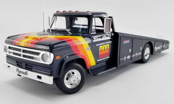 1970 Dodge D-300 camion rampa AAR Cuda Trans Am