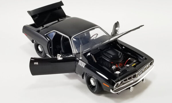 1971 Plymouth HEMI Cuda Negro - Imagen 3
