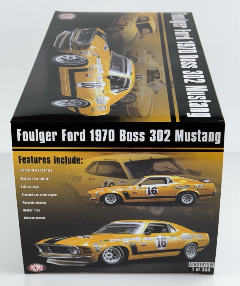 Ford Mustang 302 Boss Foulger 1970 1:18 - Imagen 7
