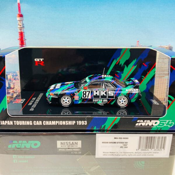 NISSAN SKYLINE GT-R R32 #87 "HKS" JTC 1993 16 - Imagen 4