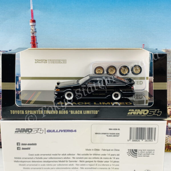 TOYOTA SPRINTER TRUENO AE86 Black Limited - Imagen 2