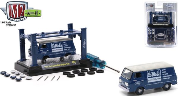 Auto, accesorios y Elevador Model Kit 37 M2 1:64 - Imagen 3
