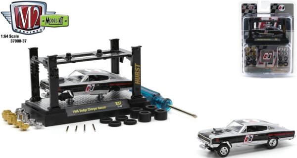 Auto, accesorios y Elevador Model Kit 37 M2 1:64 - Imagen 4